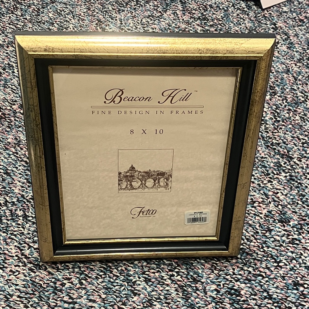 Beacon Hill Elegant Gold and Black 8X10 Frame
